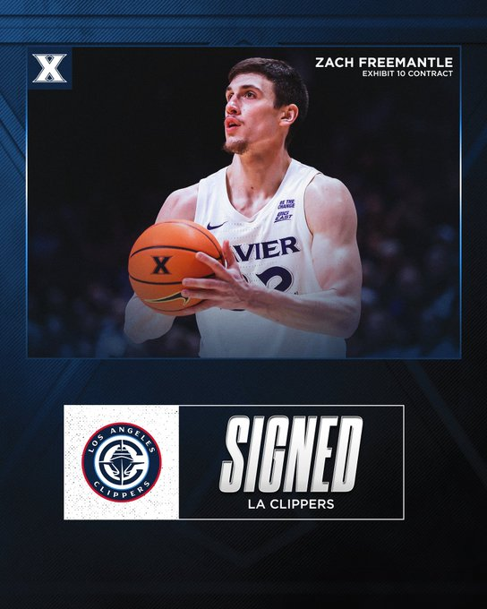 名记：快船签下落选秀扎克·弗里曼托